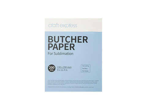 200 Pack Butcher Paper Sheets – 200 Pack for Sublimation Heat Pressing Physical Craft Express 