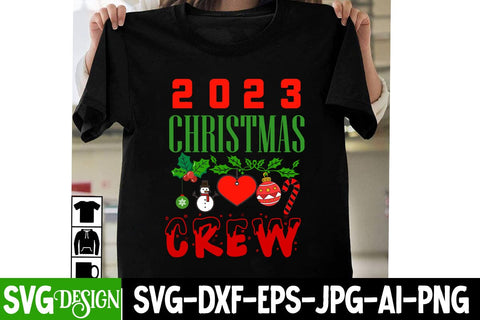 2023 Christmas Crew SVG Cut File, 2023 Christmas Crew SVG Design,Christmas SVG Quotes, Merry Christmas SVG Design, Christnmas Sublimation PNG SVG BlackCatsMedia 