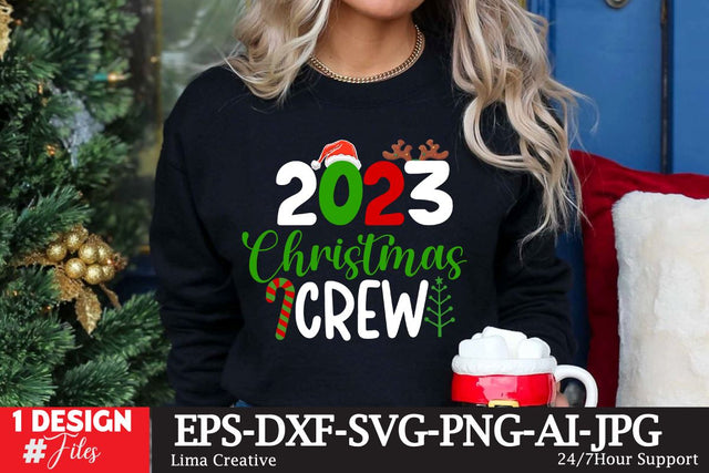 2023 Christmas Crew SVG Cut File SVG Insomnia Std 