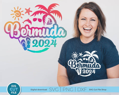 2024 Bermuda svg - Bermuda Vacation or Trip Design SVG SVG Cut File 