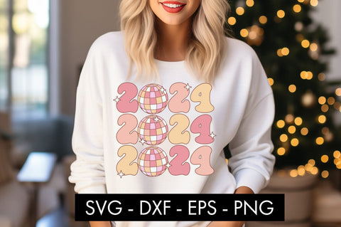 2024 Disco Ball SVG Cut File SVG Freeling Design House 