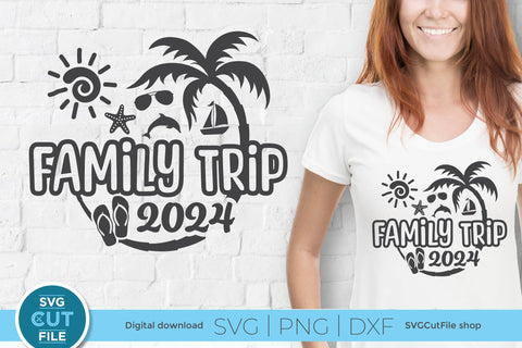 2024 Family Trip svg - Family Trip svg vacation or Holiday Design SVG SVG Cut File 