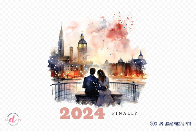 2024 Finally, New Year PNG Sublimation Sublimation CraftLabSVG 