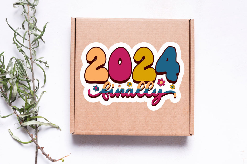 Finally Sticker 2024 finally Sticker Design - So Fontsy