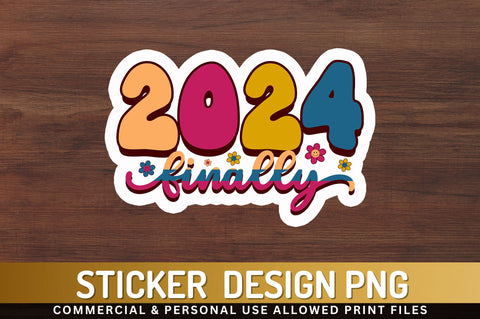 2024 finally Sticker Design Sublimation Regulrcrative 