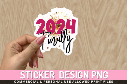 2024 finally Sticker Design Sublimation Regulrcrative 