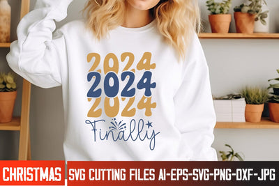 2024 Finally SVG Design, Happy New Year 2025 SVG Design, Happy New Year Crew ,New year SVG Bundle 2025 SVG BlackCatsMedia 
