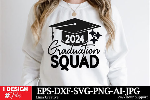 2024 Graduation Squad SVG Cut File SVG Insomnia Std 