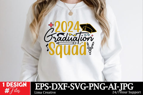 2024 Graduation Squad SVG Cut File SVG Insomnia Std 