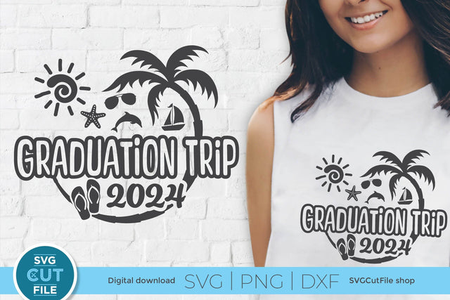 2024 Graduation Trip svg - Grad Trip svg vacation or Holiday Design SVG SVG Cut File 