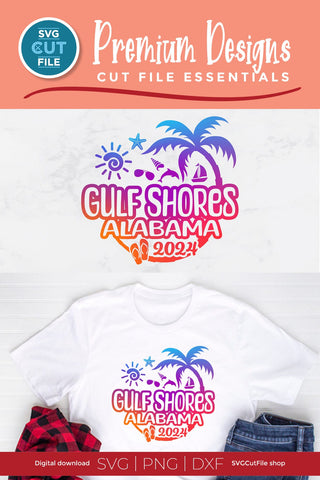 2024 Gulf Shores Alabama svg for vacation or trip SVG SVG Cut File 