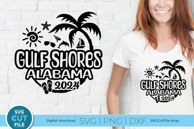 2024 Gulf Shores Alabama svg for vacation or trip SVG SVG Cut File 