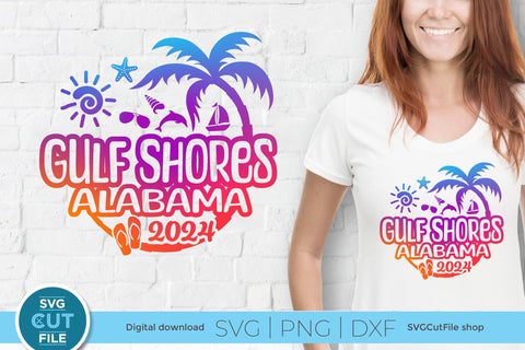 2024 Gulf Shores Alabama svg for vacation or trip SVG SVG Cut File 