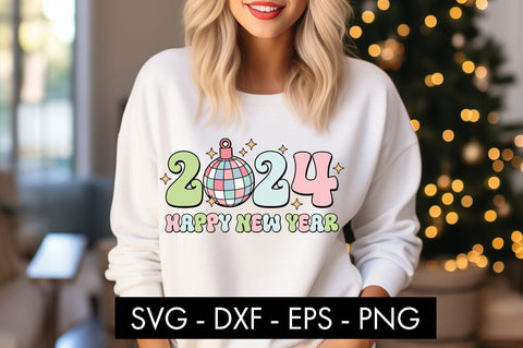 2024 Happy New Year SVG Cut File SVG Freeling Design House 