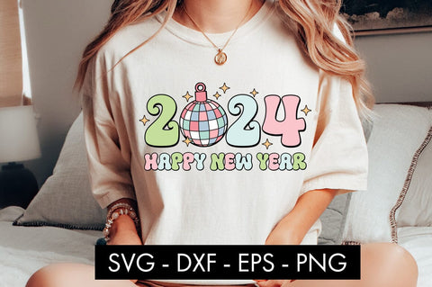 2024 Happy New Year SVG Cut File SVG Freeling Design House 