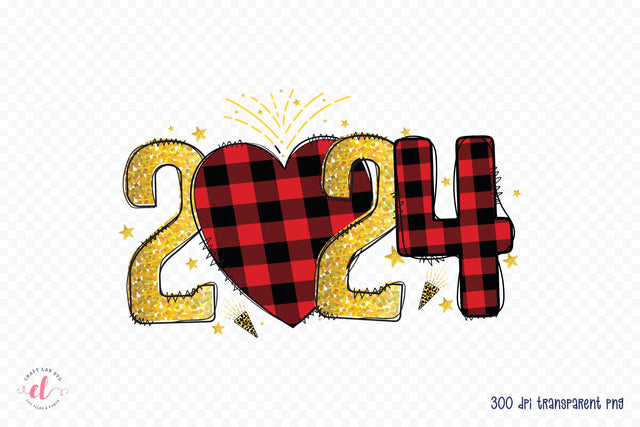 2024 PNG | New Year Sublimation Design Sublimation CraftLabSVG 