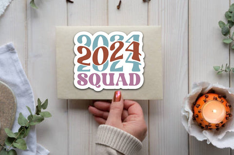 2024 squad Stickers Design SVG akazaddesign 