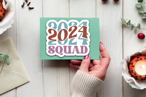 2024 squad Stickers Design SVG akazaddesign 