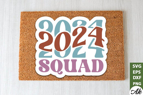 2024 squad Stickers Design SVG akazaddesign 