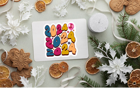 2024 Sticker Design Sublimation Regulrcrative 