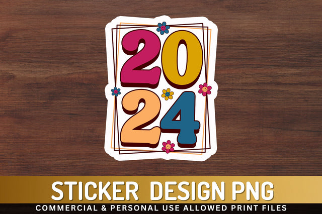 2024 Sticker Design Sublimation Regulrcrative 