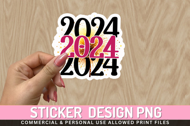 2024 Sticker Design Sublimation Regulrcrative 