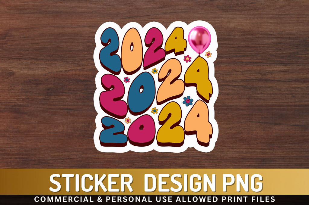2024 Sticker Design - So Fontsy