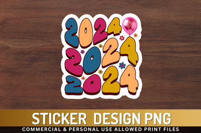 2024 Sticker Design Sublimation Regulrcrative 