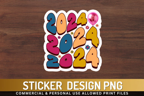 2024 Sticker Design Sublimation Regulrcrative 