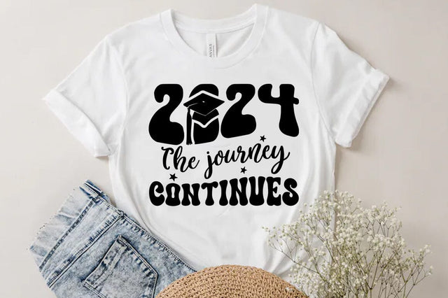 2024 The journey continues, Graduation Quote SVG FiveStarCrafting 