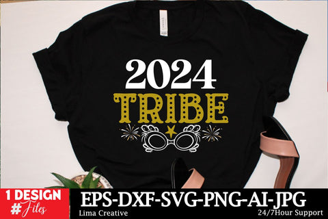 2024 Tribe SVG Cut File .New Year T-shirt Design,Happy New Year Sublimation SVG Insomnia Std 