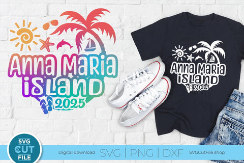 2025 Anna Maria Island Florida svg - Anne Marie FL Vacation or Trip Design SVG SVG Cut File 