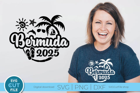 2025 Bermuda svg - Bermuda Vacation or Trip Design SVG SVG Cut File 