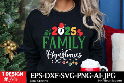 2025 Family Christmas SVG Cut File SVG Insomnia Std 
