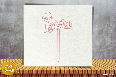 2025 Graduation Cake Topper Bundle SVG SvgOcean 