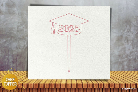 2025 Graduation Cake Topper Bundle SVG SvgOcean 