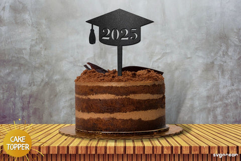 2025 Graduation Cake Topper Bundle SVG SvgOcean 