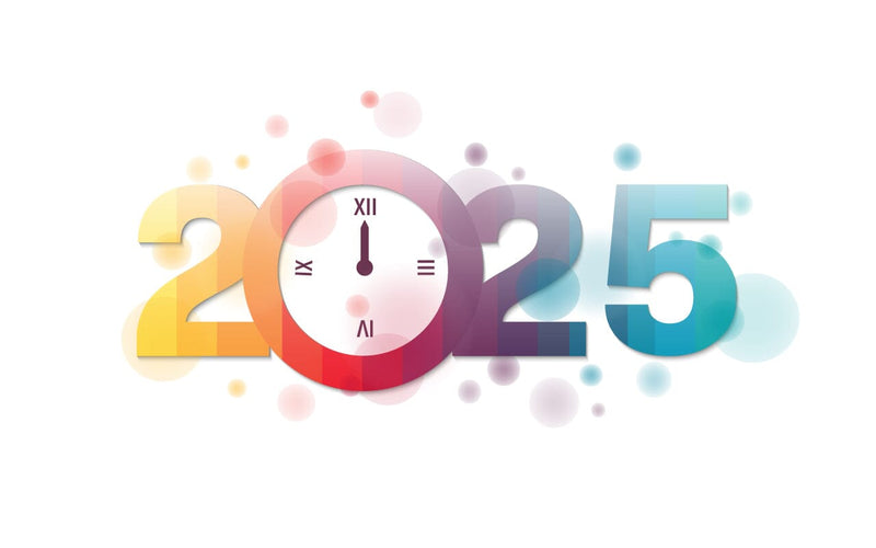 2025 Happy New Year Background Design. Greeting Card, Banner, Poster SVG naemmiah021 