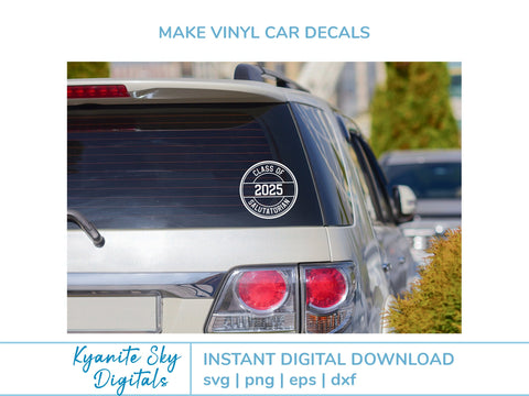 2025 Salutatorian SVG Bundle round seal graduation clipart SVG Kyanite Sky Digitals 