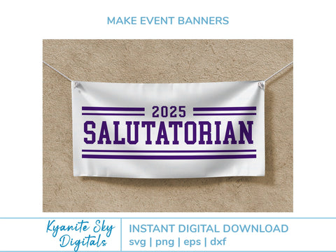2025 Salutatorian SVG Grad Bundle vol.2 cut files clipart SVG Kyanite Sky Digitals 