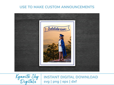 2025 Salutatorian SVG Grad Bundle vol.2 cut files clipart SVG Kyanite Sky Digitals 