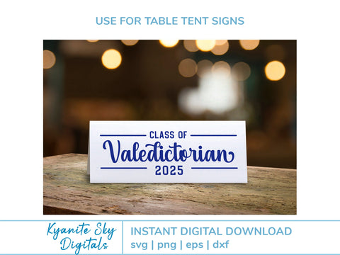 2025 Valedictorian SVG Grad Bundle vol.2 cut files clipart SVG Kyanite Sky Digitals 
