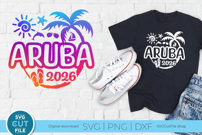 2026 Aruba svg - Aruba Vacation or Trip Design SVG SVG Cut File 