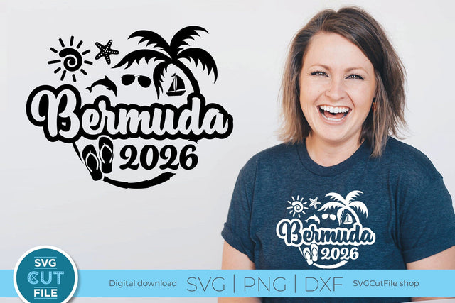 2026 Bermuda svg - Bermuda Vacation or Trip Design SVG SVG Cut File 