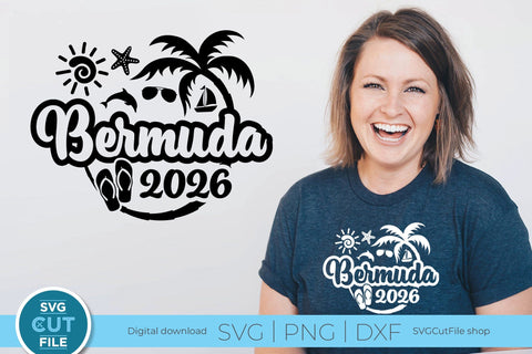 2026 Bermuda svg - Bermuda Vacation or Trip Design SVG SVG Cut File 
