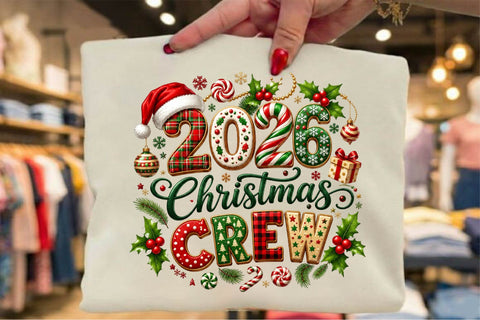 2026 Christmas Crew PNG Sublimation SVGArt 