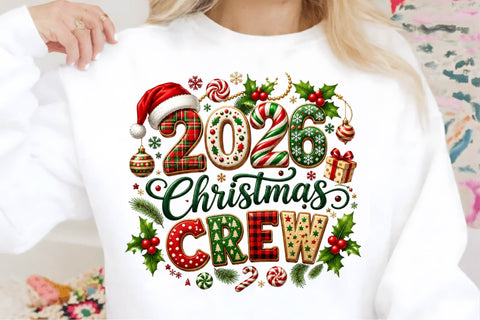 2026 Christmas Crew PNG Sublimation SVGArt 