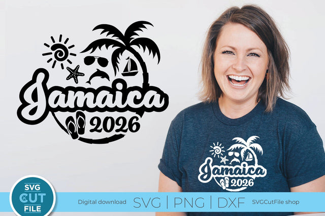 2026 Jamaica svg - Jamaica Vacation or Trip Design SVG SVG Cut File 