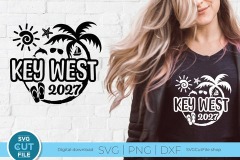 2027 Key West svg - Key West Florida Vacation or Trip SVG SVG Cut File 