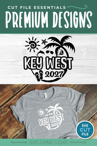 2027 Key West svg - Key West Florida Vacation or Trip SVG SVG Cut File 